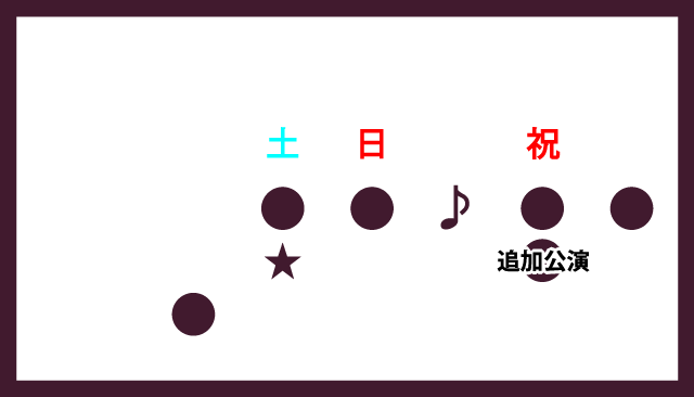 東京公演スケジュール