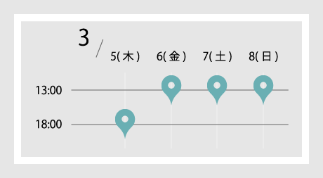東京公演スケジュール